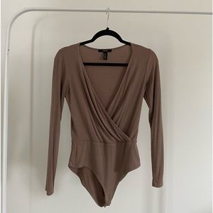 Forever 21 Tan Bodysuit